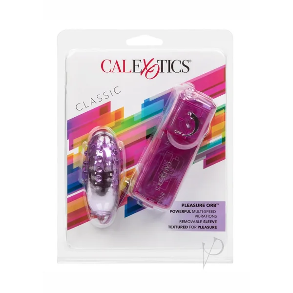 Pleasure Orb Egg with Wired Remote Control - Purple