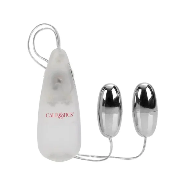 Pocket Exotics Vibrating Double Silver Bullets