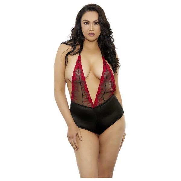Popsi Plus Size Lace Teddy