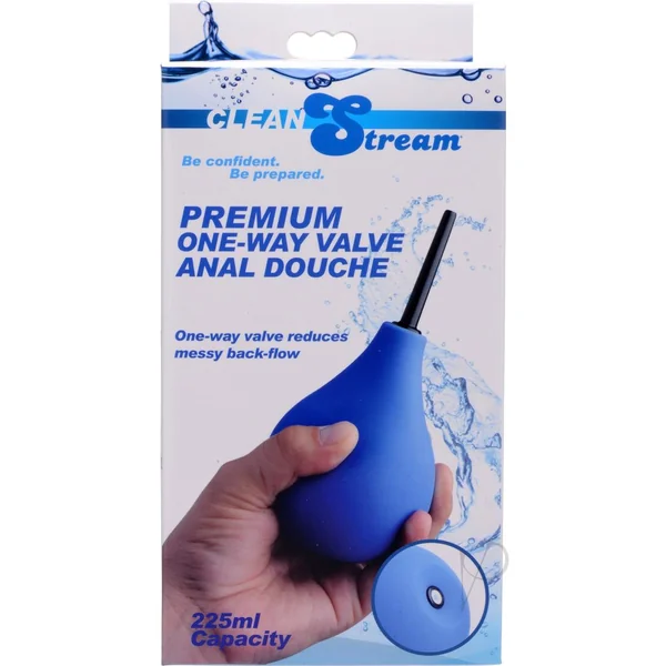 Premium One Way Anal Preparation Valve BlueClean Stream