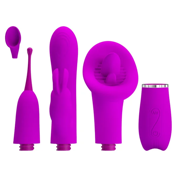 Pretty Love 4-in-1 Rechargeable Vibrating Thrill Kit