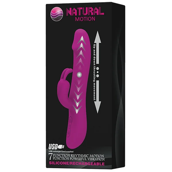 Pretty Love Natural Motion Thrusting Rabbit Vibrator With 7 Functions