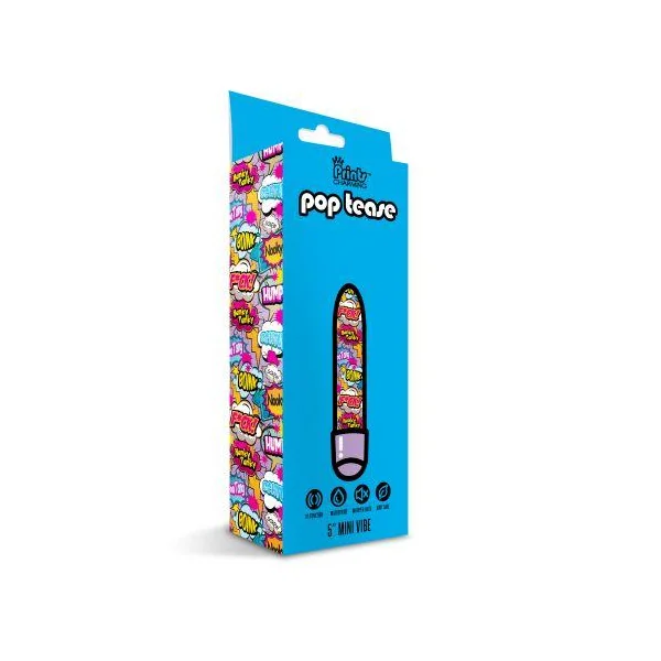 Prints Charming Pop Tease 5in Mini Vibe F*ck Purple
