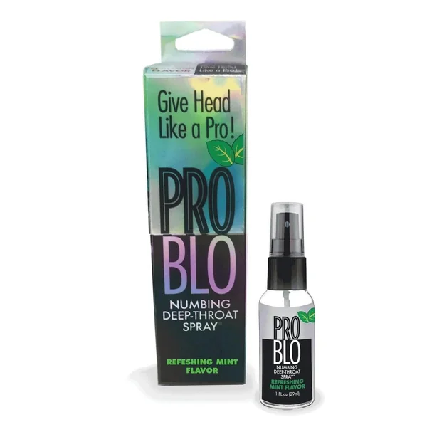Pro Blo Numbing Deep Throat Spray Refreshing Mint Flavor