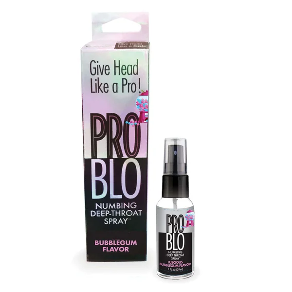 ProBlo Deep Throat Spray 30 ml - Bubblegum Flavored Numbing Spray