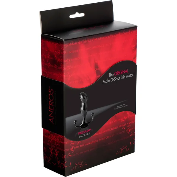 Progasm - Male G-Spot Stimulator - Black Ice/White