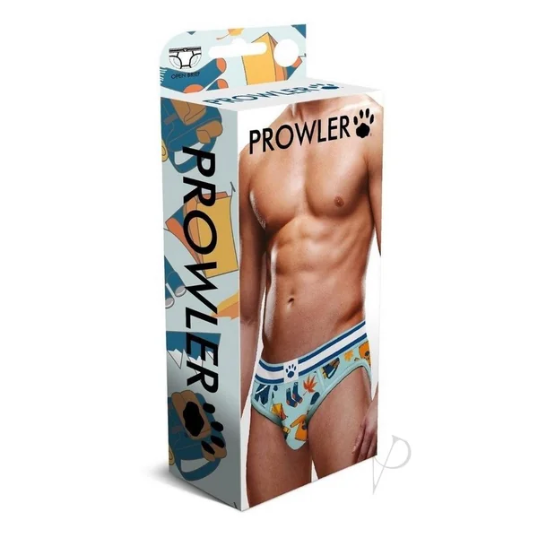 Prowler Autumn Scene Open Brief - XXL - Blue/Orange