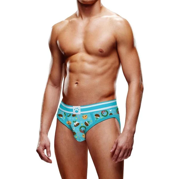 Prowler Christmas Pudding Brief – XXL – Blue/White