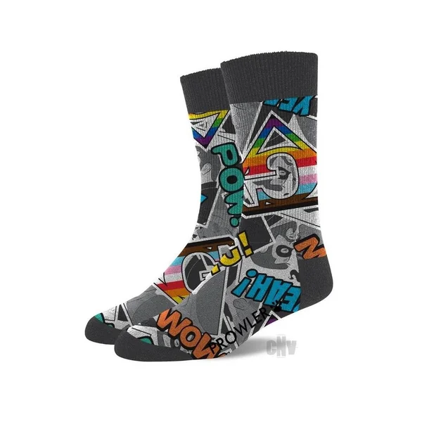 Prowler Comic Book Socks Multicolor