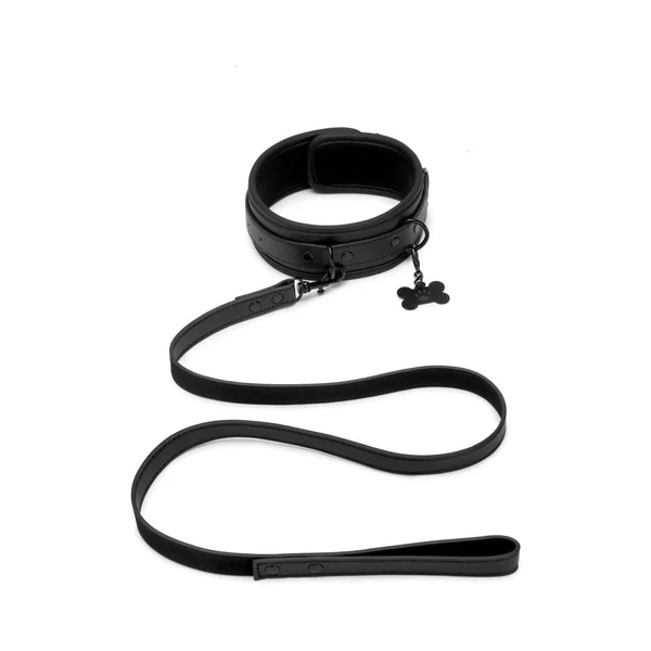 Prowler Red Collar And Leash Blk