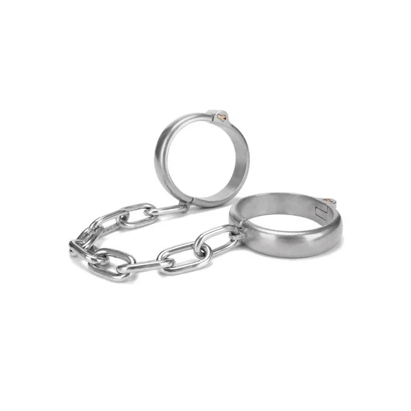 Prowler Red Heavy Duty Metal Ankle Cuffs - Stainless
