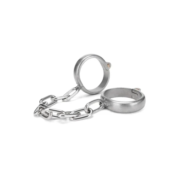 Prowler Red Heavy Duty Metal Handcuffs - Stainless