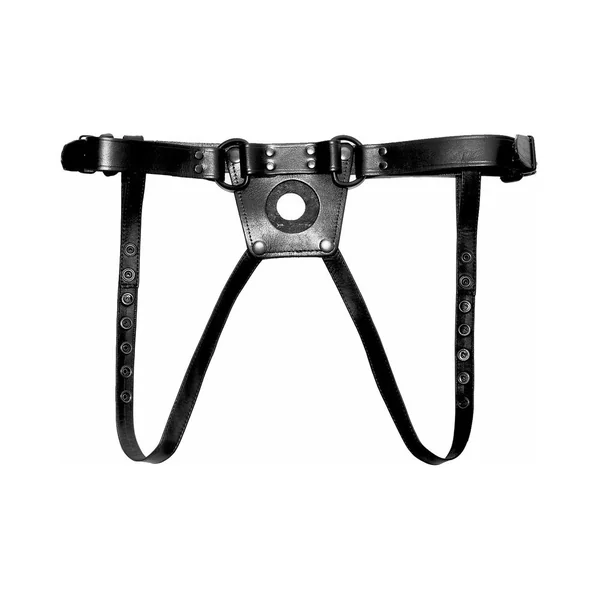 Prowler RED Leather Dong Harness M