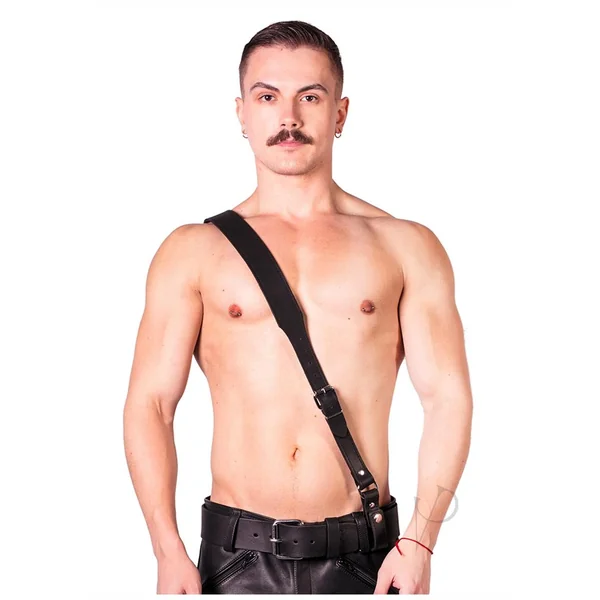 Prowler RED Sam Browne Belt - Large - Black