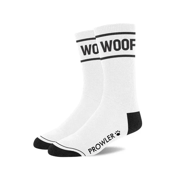 Prowler RED WOOF Socks – White/Black