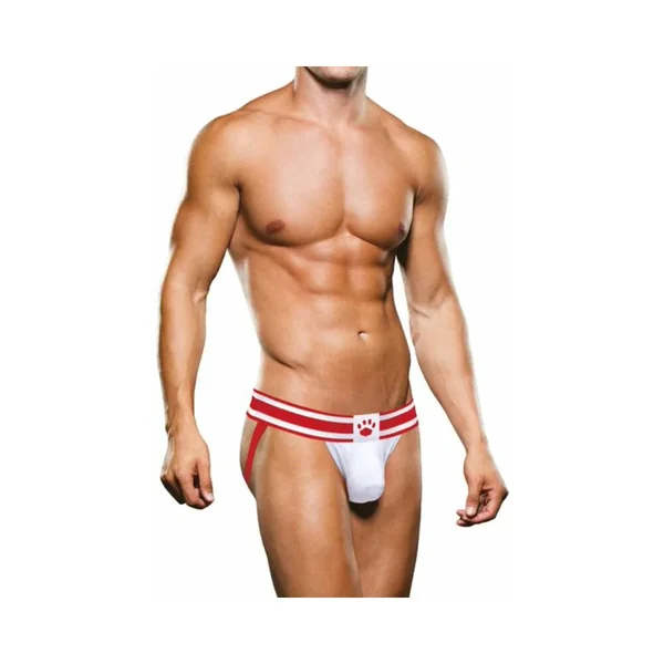 Prowler White/red Jock