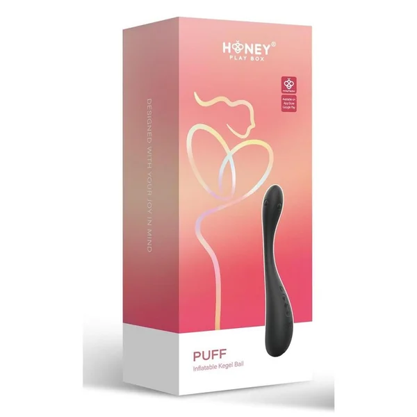 Puff App Control Inflatable Rechargeable Silicone Kegel Ball