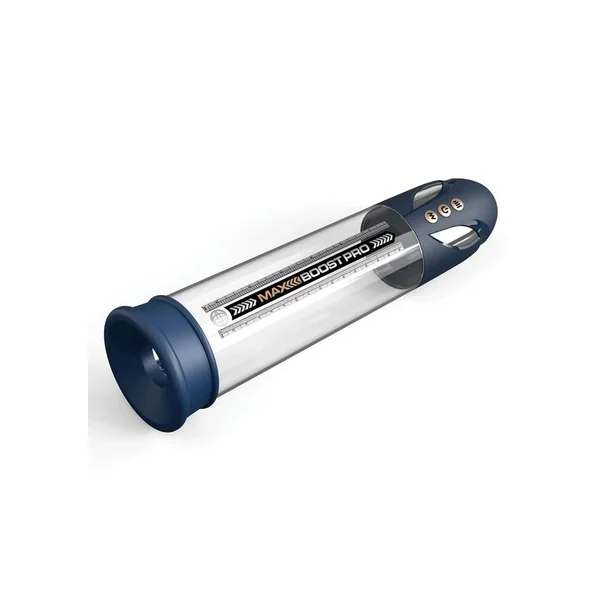 Pump Worx Max Boost Pro Flow Rechargeable Penis Pump – Blue
