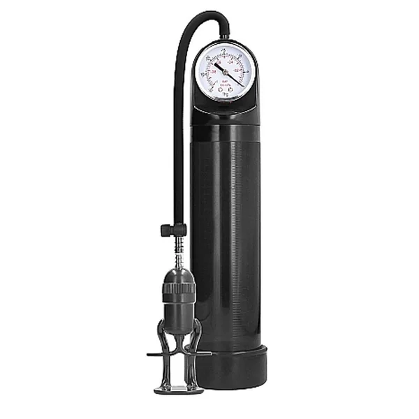 Pumped By Shots Deluxe Pump With Advanced PSI Gauge Black