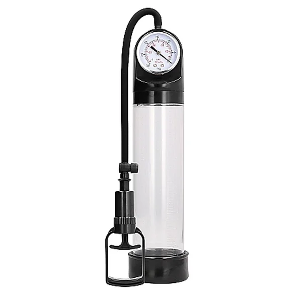 Pumped Comfort Pump With PSI Gauge Transparent