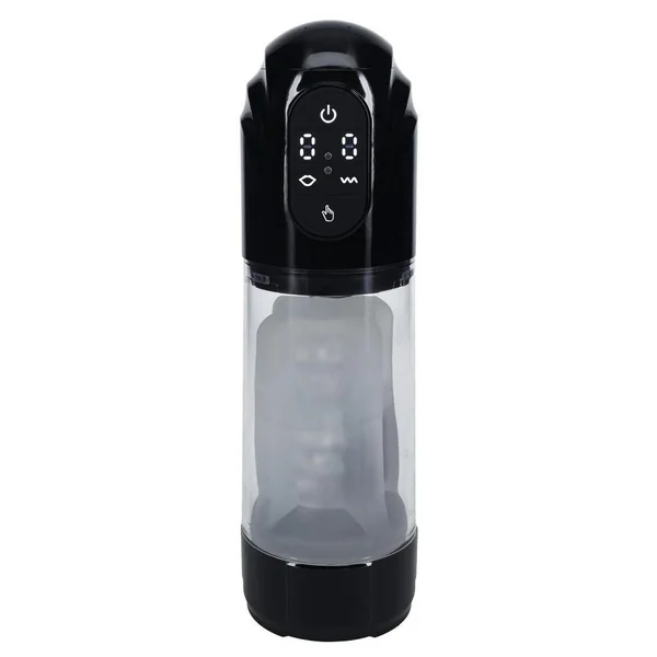 Pumped TechnoThrust 10 Function Rechargeable Automatic Masturbator – Black