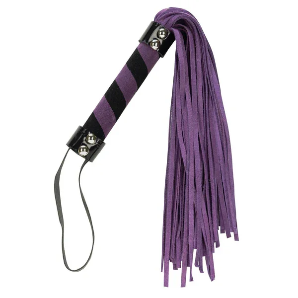 Punishment Large Whip with Studs 18″ Flogger