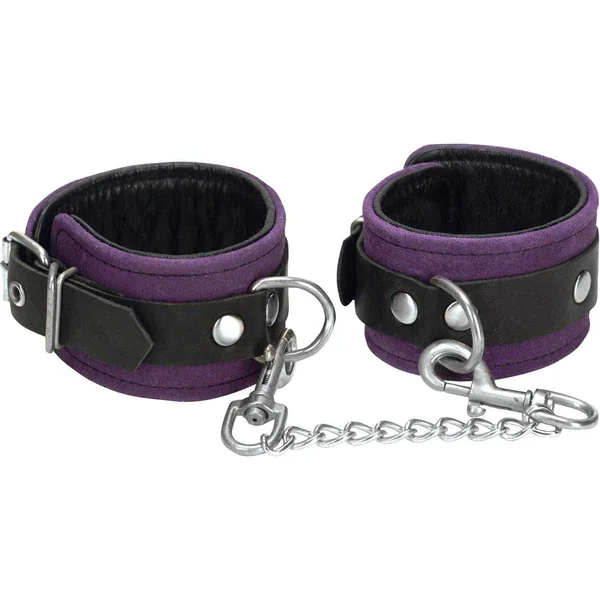** Punishment Suede Wrist Cuffs