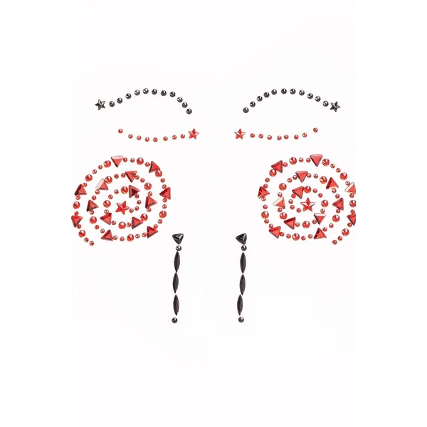 Puppet Face Jewels Sticker