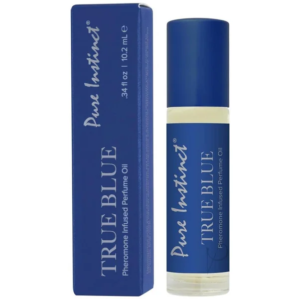 Pure Instinct Pheromone Perfume Oil Roll On - True Blue - 10.2ml/.34oz