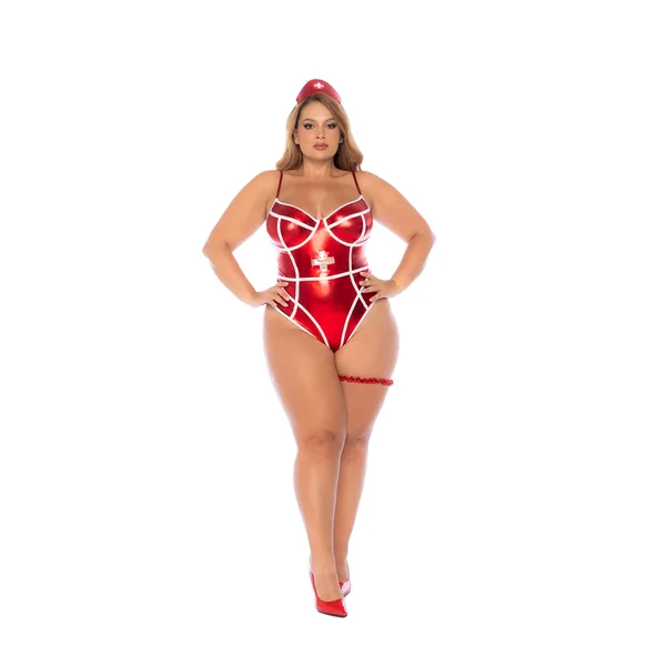 Queen Bedroom Costume Hot Nurse Bodysuit Set Cosplay