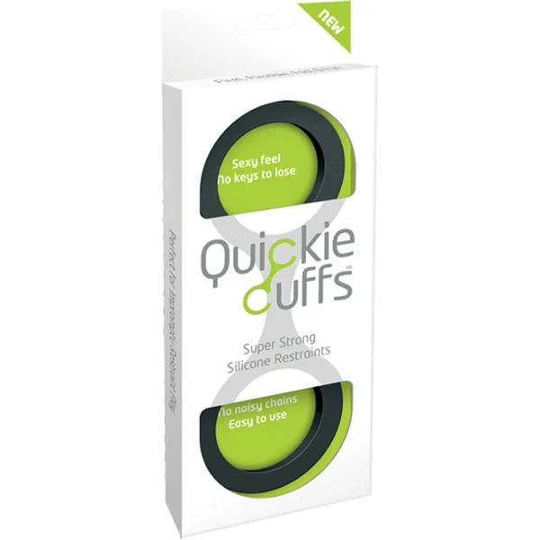 Quickie Cuffs Silicone Restraints Large Black