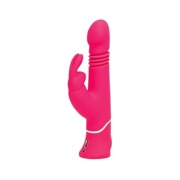 Rabbit Vibrators: Happy Rabbit Thrusting Realistic Pink