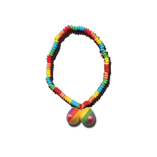 Rainbow Boobie Candy Necklace