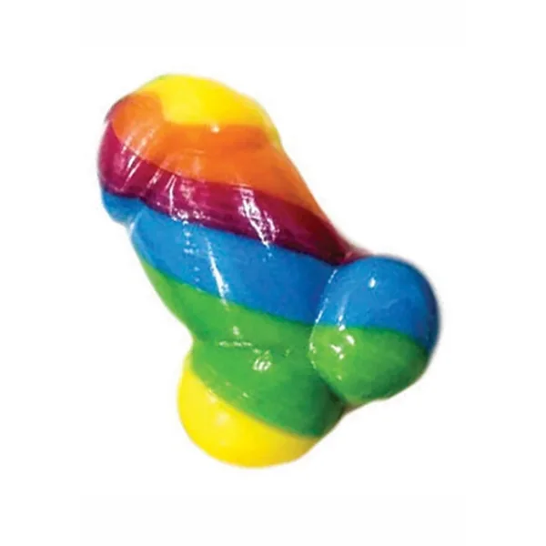 Rainbow Pecker Bites Hard Candy Fruit Flavor 16 Wrapped