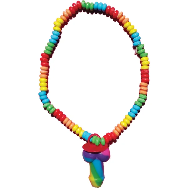 Rainbow Pecker Canky Necklace