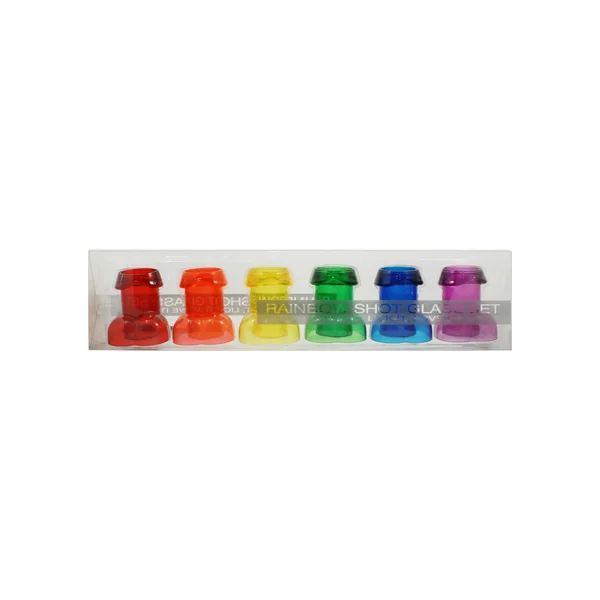 Rainbow Shot Glass Set