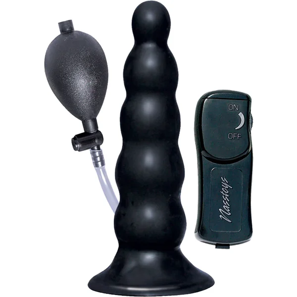 Ram Inflatable Vibrating Anal Expander 5.5 Inch Black