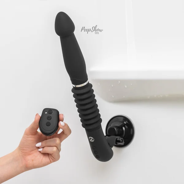 RC Fucking Machine - Thrusting Vibrator with Suction Cup & Remote Control