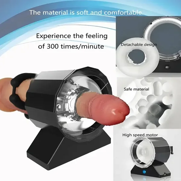Real Vagina Pocket Blowjob Machine Suction Automatic Masturbator