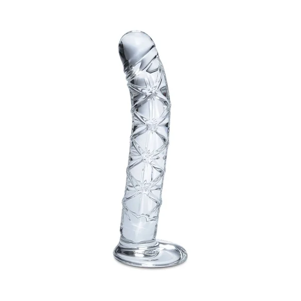 Realistic Dildos: Icicles No. 60 Glass G-Spot Dong Clear