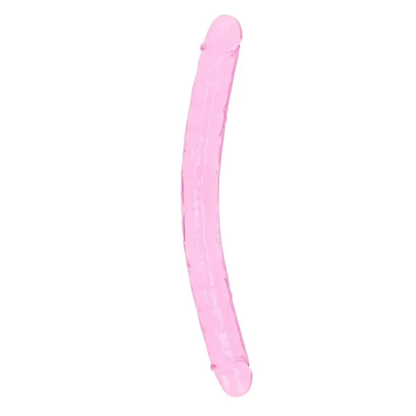 RealRock Crystal Clear Double Dong 13in – Pink