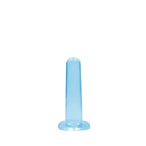Realrock Non Realistic Dildo W Suction Cup 5.3in Blue