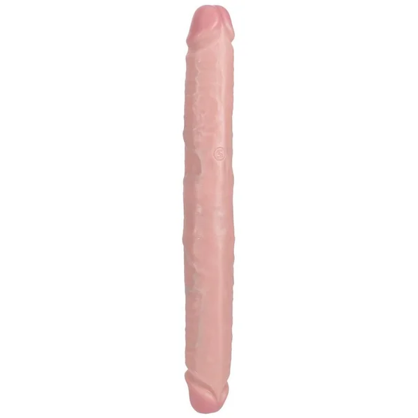 RealRock Realistic Skin Thick Double Ended Dong 14in – Vanilla