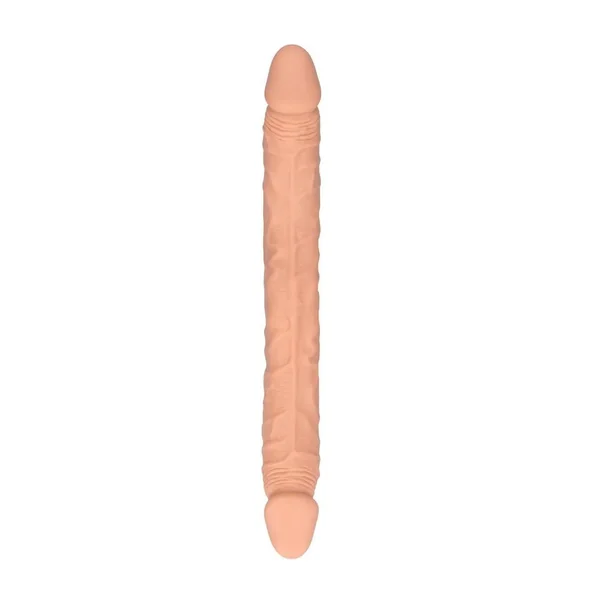 RealRock Skin Realistic Double Dildo 14in – Vanilla