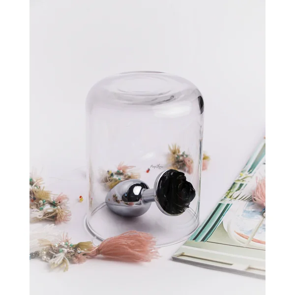 Rear Assets Black Rose Anal Plug by NS