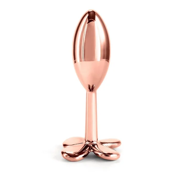 Rear Assets Clover Aluminum Anal Plug – Rose Gold