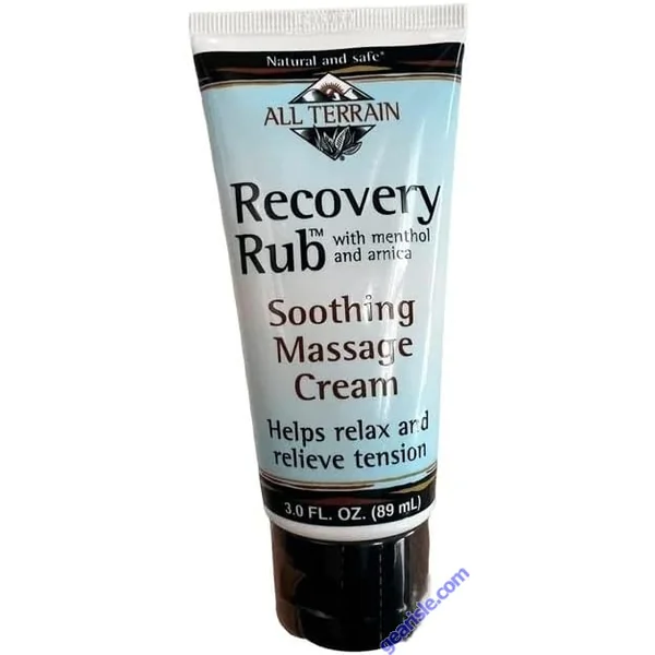 Recovery Rub Soothing Massage Cream 3 Oz Menthol All Terrain