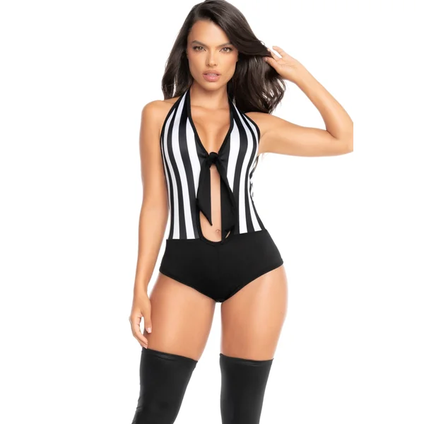 Referee Bodysuit with Adjustable Hook