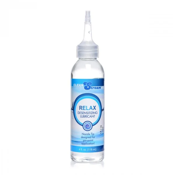 Relax Desensitizing Lubricant With Nozzle Tip – 4 Oz. 118ml