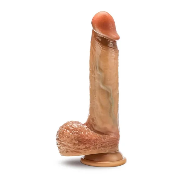 Renaissance Raphael Silicone Sliding Foreskin Dildo with Squeezable Balls